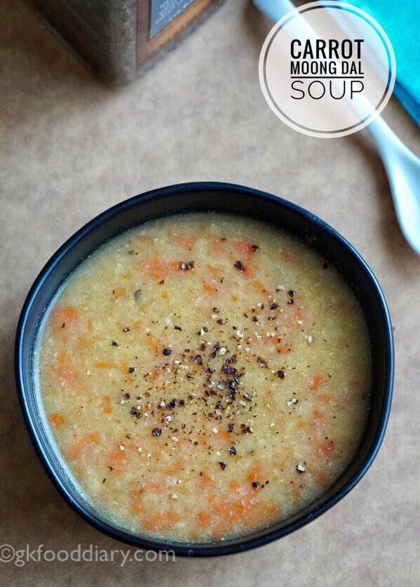 Carrot Moong Dal Soup