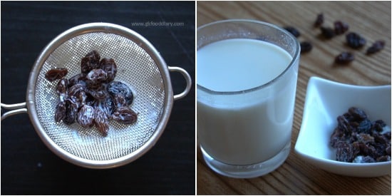 Raisins and Milk for Constipation step 4