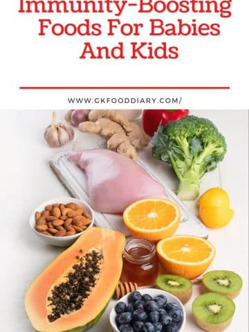 Immunity-Boosting  Foods For Babies And Kids