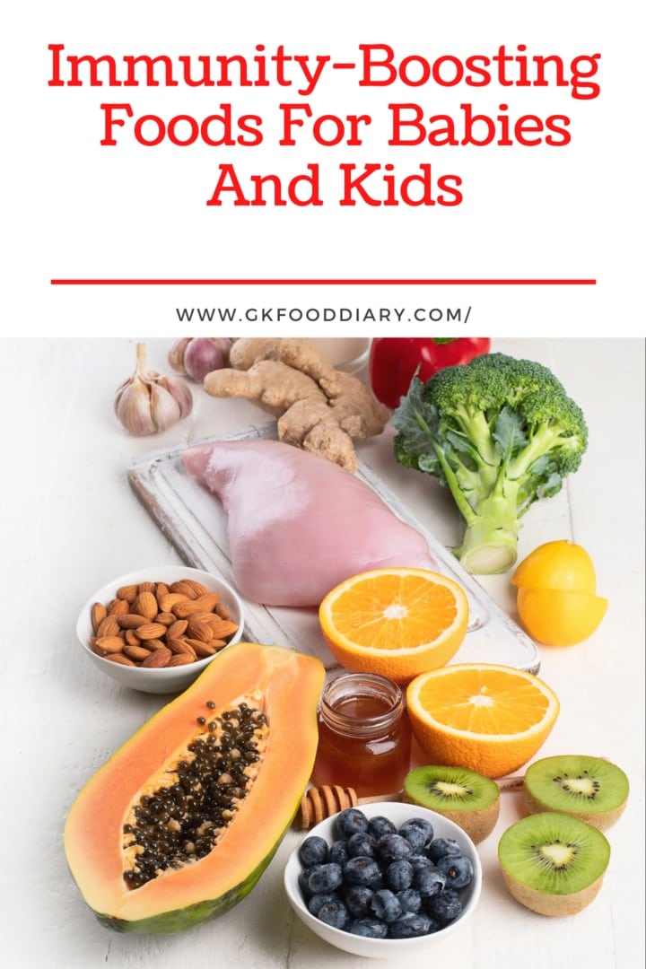 Immunity-Boosting  Foods For Babies And Kids