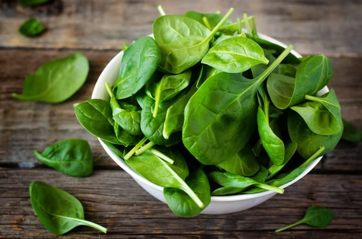 green leaves - immunity boosting foods for babies and kids