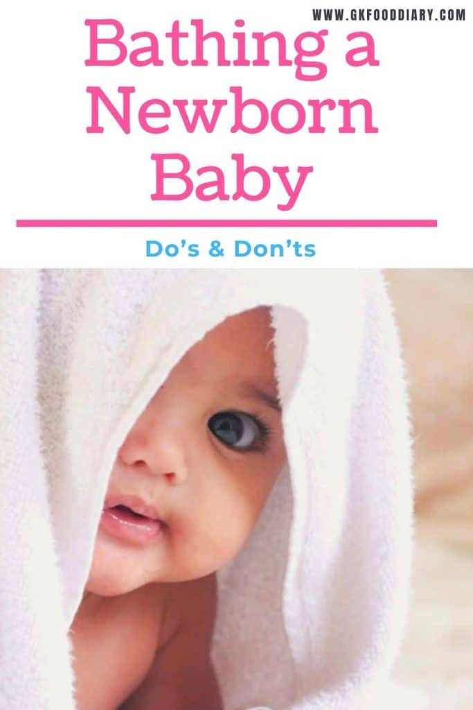 Bathing a Newborn Baby - Do’s & Don’ts 1