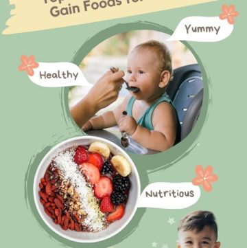 TOP 20 HEALTHY WEIGHT GAIN FOODS FOR BABIES