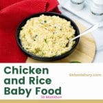 Chicken and Rice Baby Food