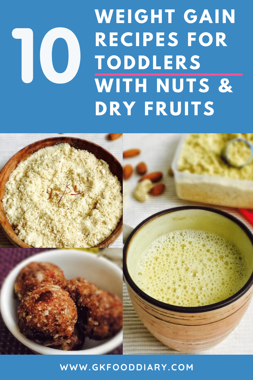 Weight Gain Recipes for Toddlers With Nuts Dry Fruits