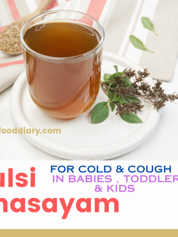 Tulsi Khasayam for Cold & Cough in babies , toddlers , kids
