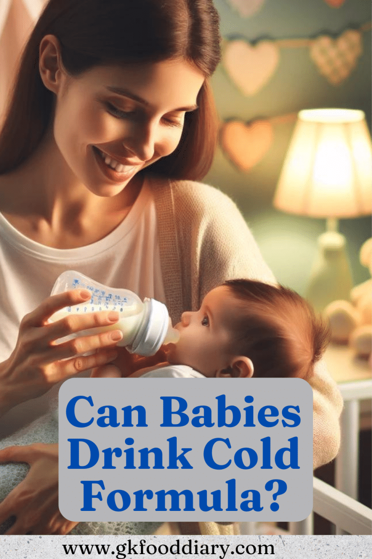 Can Babies Drink Cold Formula?