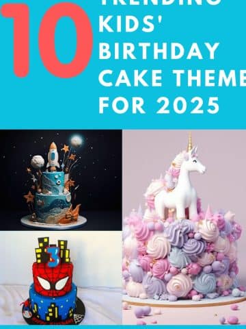 Top 10 Trending Kids' Birthday Cake Themes for 2025